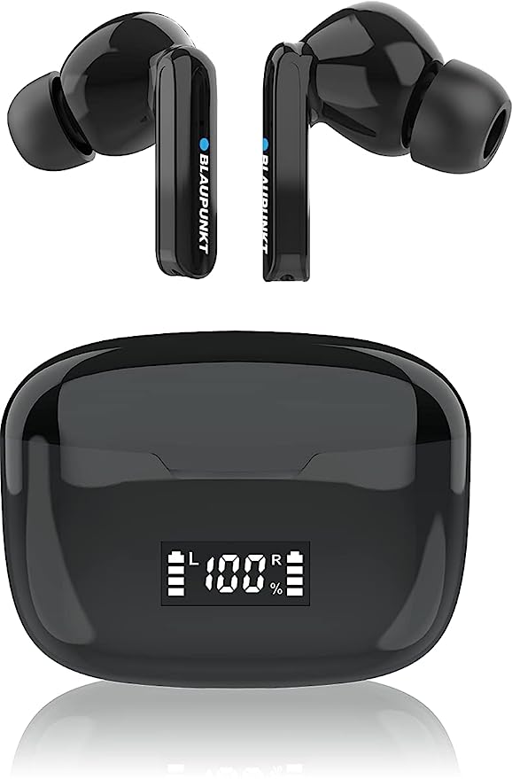 Blaupunkt BTW10S Truly Wireless Bluetooth in Ear Earphone with Mic (Black) Blaupunkt BTW10S Truly Wireless Bluetooth in Ear Earphone with Mic (Black)